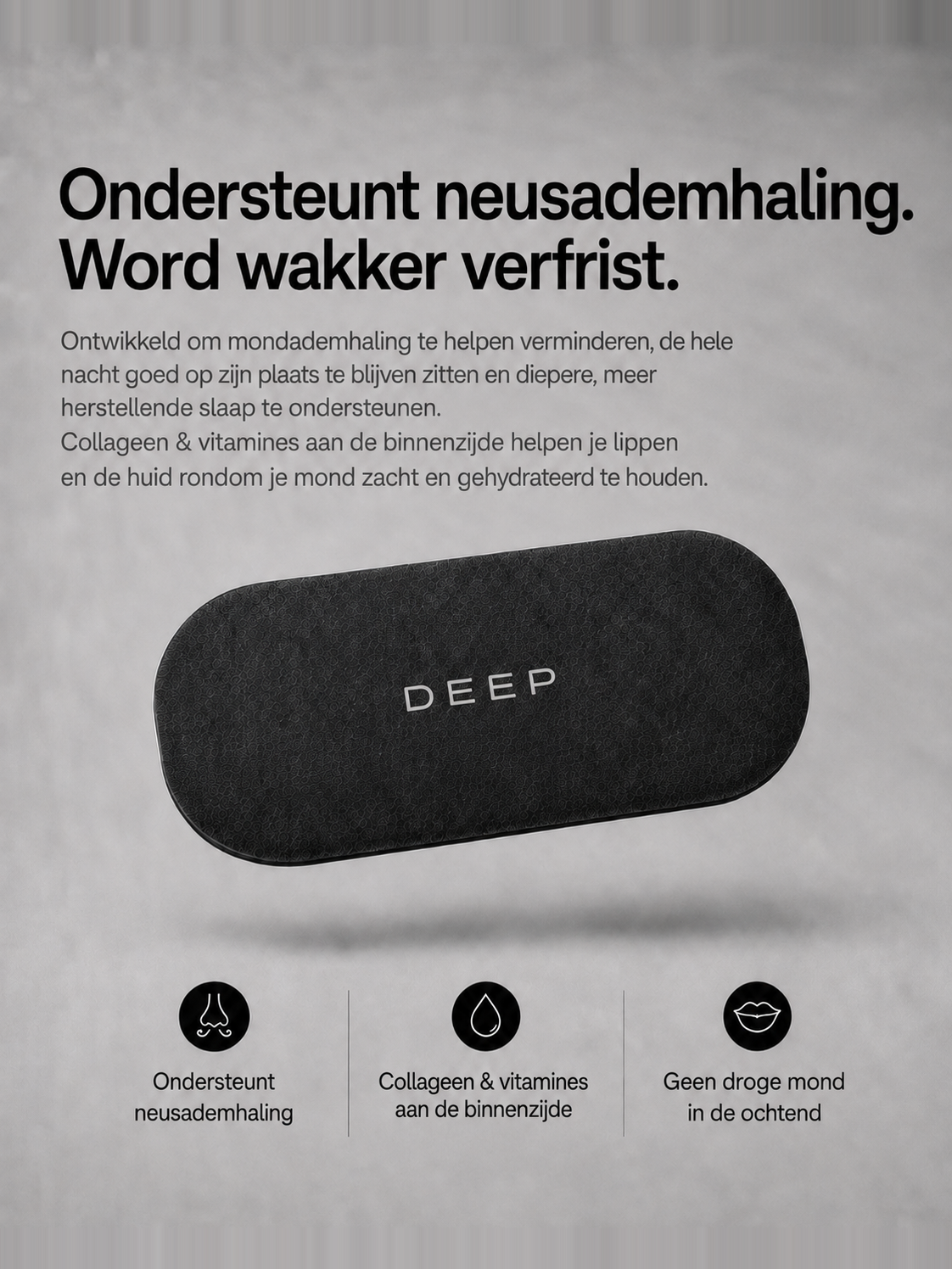 Ondersteunt neusademhaling