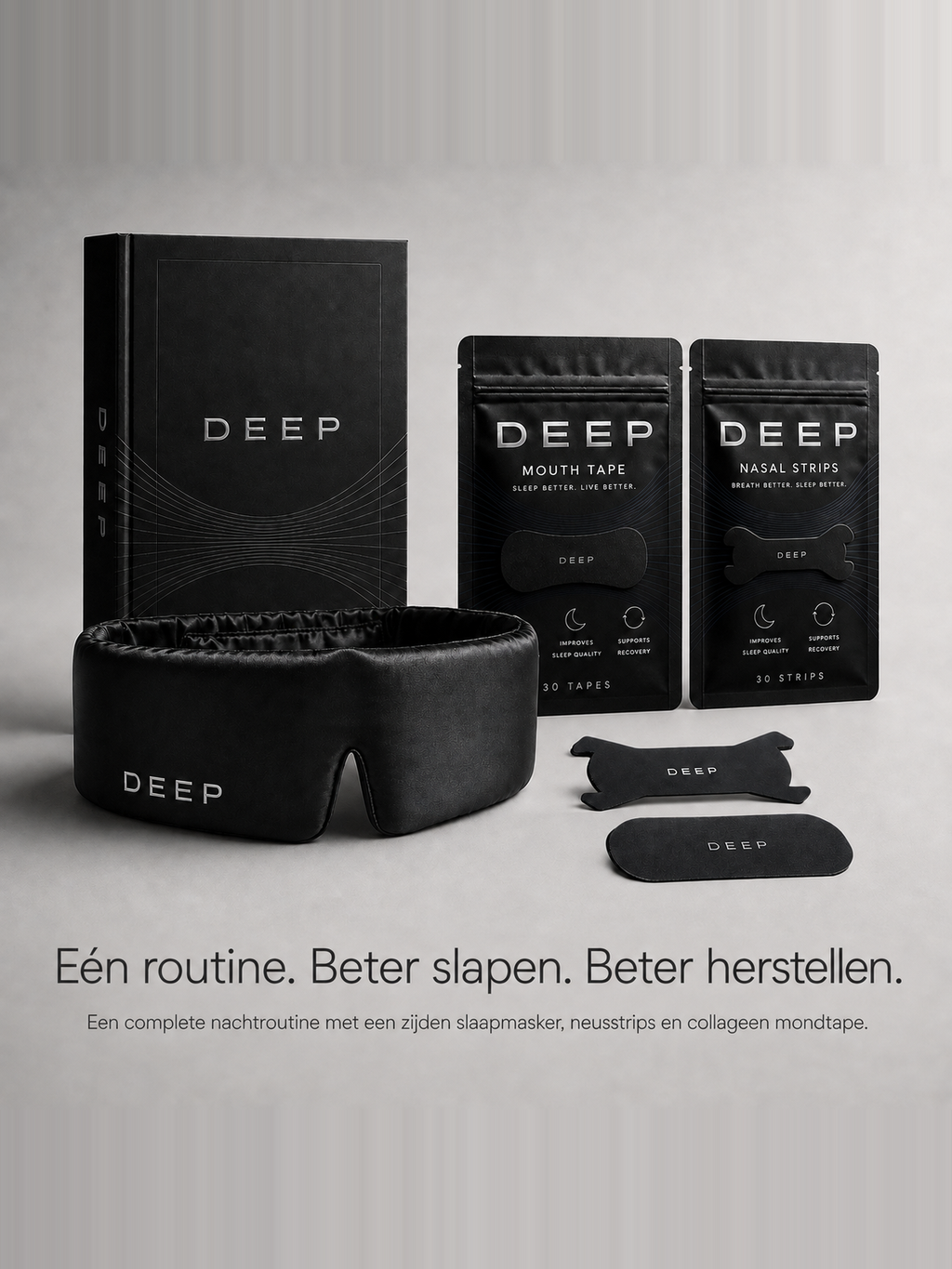 DEEP Sleep Routine — Eén routine. Beter slapen. Beter herstellen.