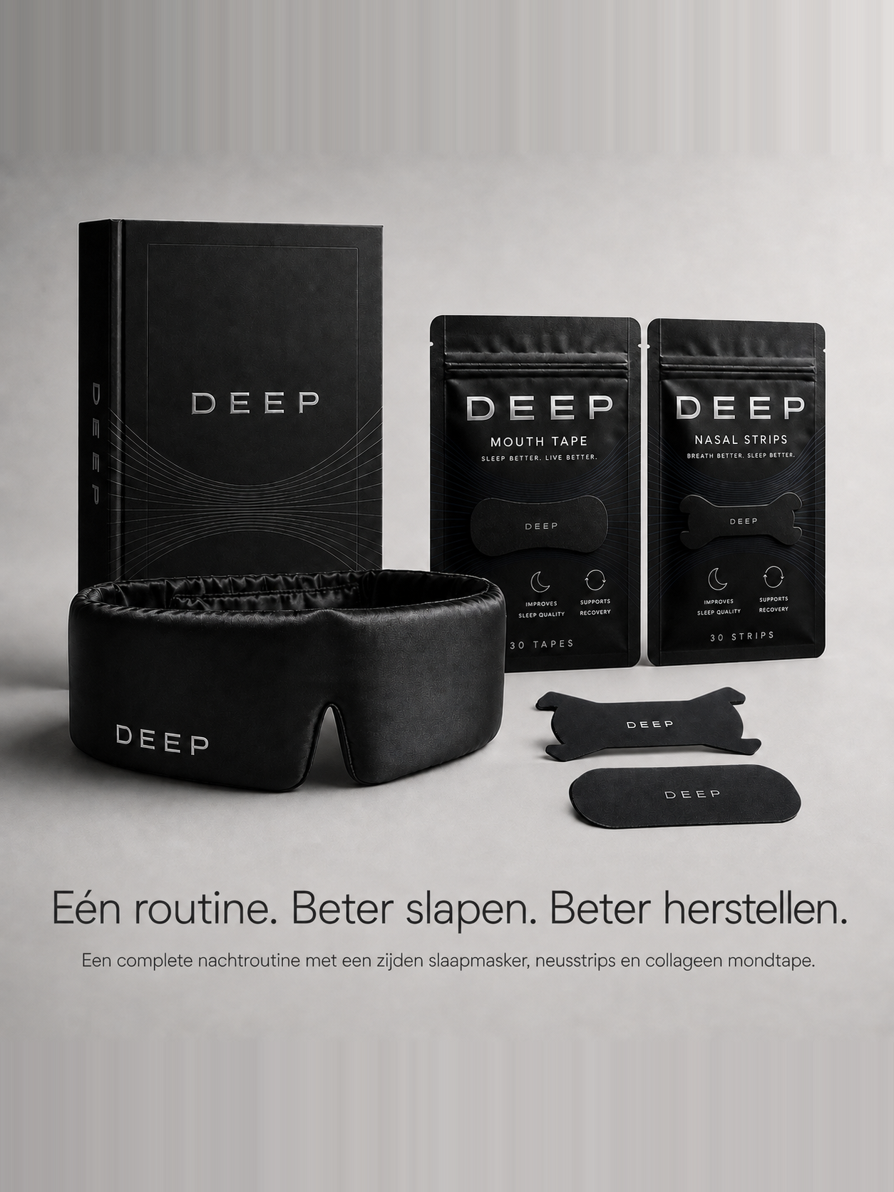 DEEP Sleep Routine — Eén routine. Beter slapen. Beter herstellen.