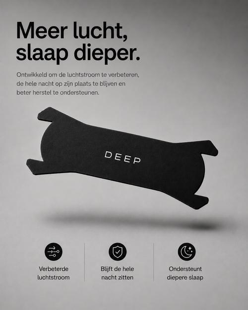 Meer lucht, slaap dieper — DEEP nasal strip